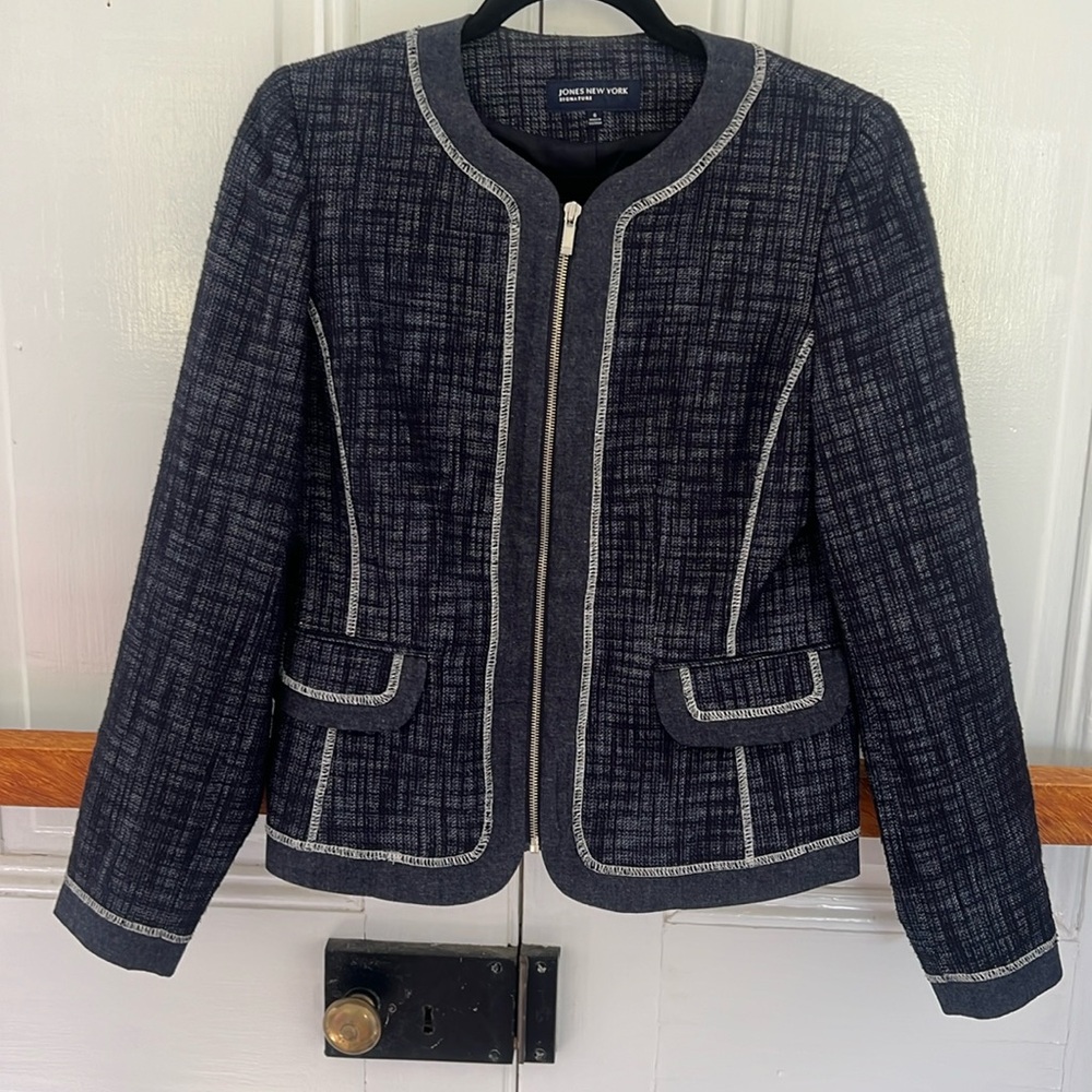 Jones New York Signature Women’s Blue Blazer